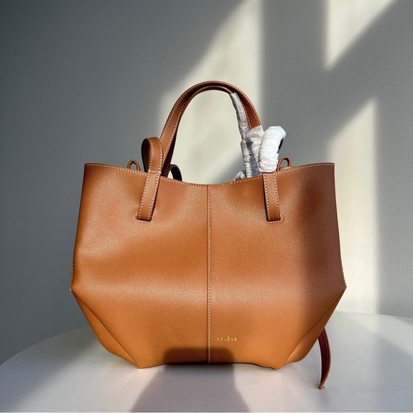 Polene Brown Leather Tote CYME - Picture 1 of 7